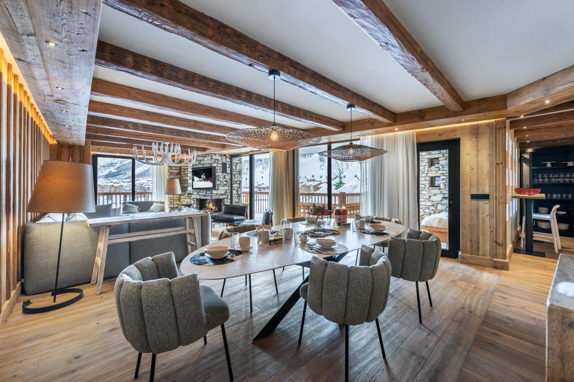 Penthouse Best View - Les Chalets Covarel Val-d'Isere Luaran gambar